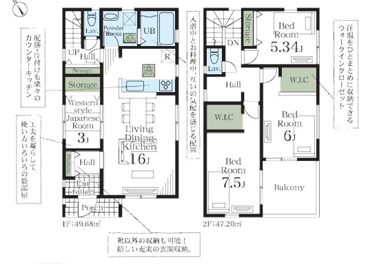 見沼区東新井　間取り